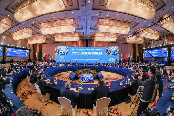 8月16日-8月18日，2023中国-上合组织国际物流圆桌会议在连云港举办。