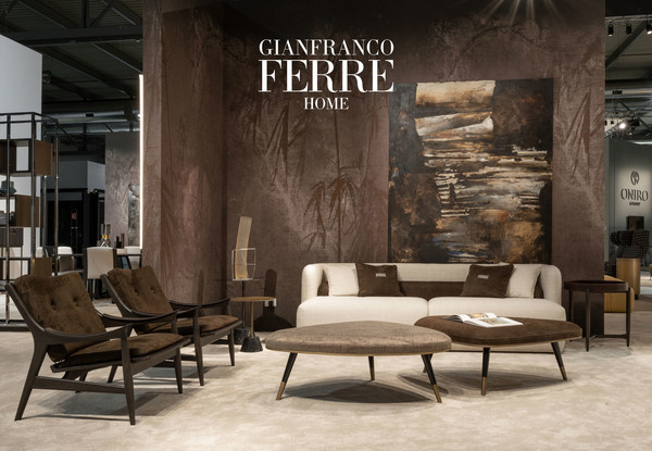 Gianfranco Ferré Home–2022全新系列：Malcolm 沙发，Franklin 扶手椅，Queens 边桌，Camberwell 软凳，Chambers 边桌