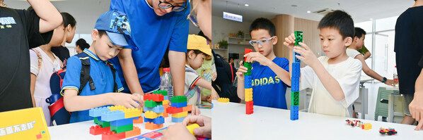 社区小朋友积极参与“商标知识游园会”