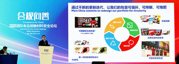 玛氏箭牌代表崔继伟先生在论坛上发表演讲