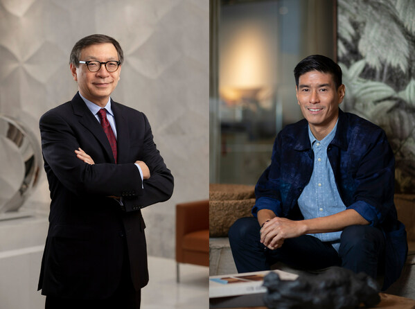 从左至右：银河娱乐集团副主席吕耀东先生；嘉佩乐酒店集团副主席Evan Kwee