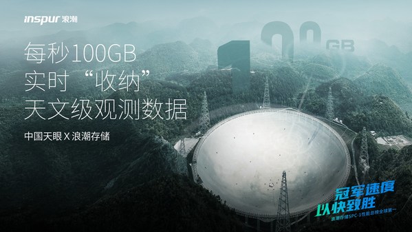 中国天眼携手浪潮存储，构建科研数据基础设施平台