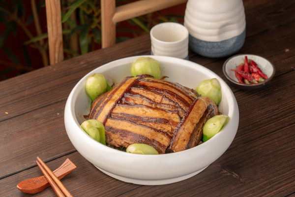 福成股份“鲜到家”梅菜扣肉实拍