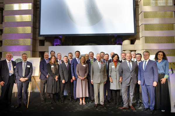 HRH The Prince of Wales, Sir Jony Ive and recipients of the inaugural 2021 Terra Carta Seal