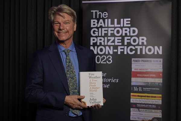 Fire Weather: A True Story from a Hotter World by John Vaillant is announced as the winner of the Baillie Gifford Prize for Non-Fiction 2023 at a ceremony hosted at the Science Museum and generously supported by The Blavatnik Family Foundation.