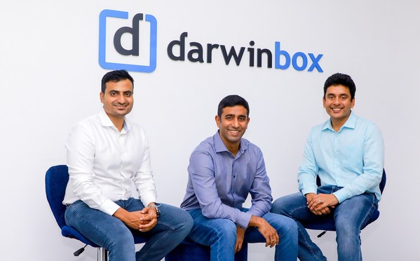 Co-founders of Darwinbox - Chaitanya Peddi, Jayant Paleti and Rohit Chennamaneni (L to R)