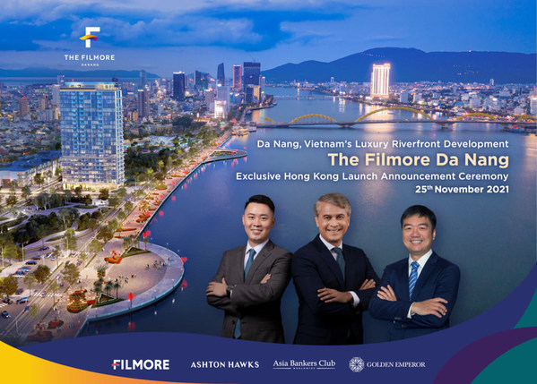（左起）Filmore主席Danny Nguyeng先生、Filmore投资人Doan Viet Dai Tu先生、Golden Emperor Properties、Asia Bankers Club及Ashton Hawks首席执行官Kingston Lai先生