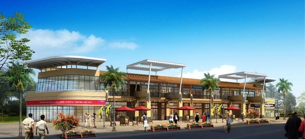 ATLAS 寰图携手雅居乐共同打造的集美食、生活等多元化业态的商业项目 -- 雅都荟（项目效果图）