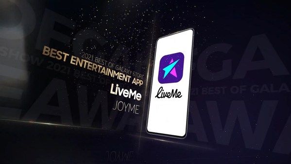 LiveMe获得Best Entertainment App