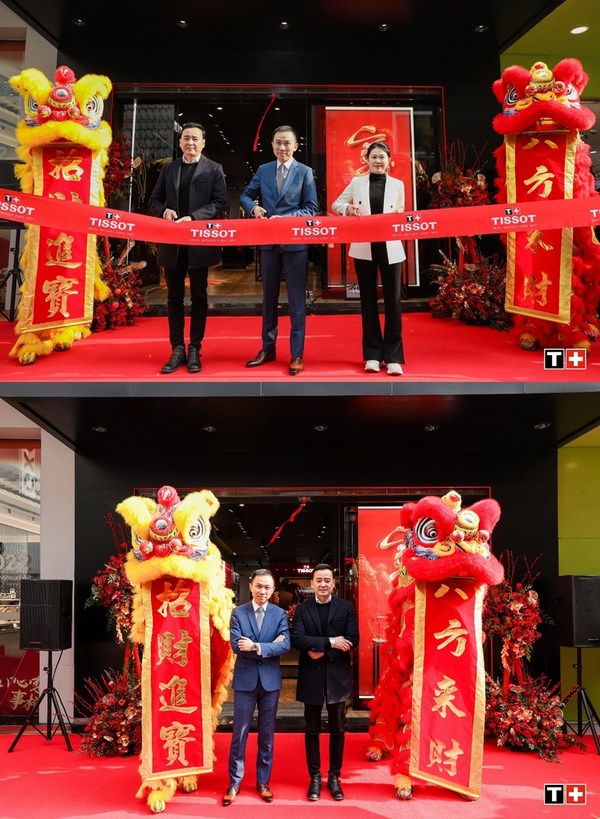 天梭成都春熙路步行街店剪彩仪式