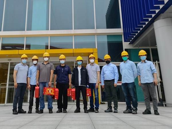 6月1日，奥的斯机电上海服务中心全面复工，管理层走访慰问