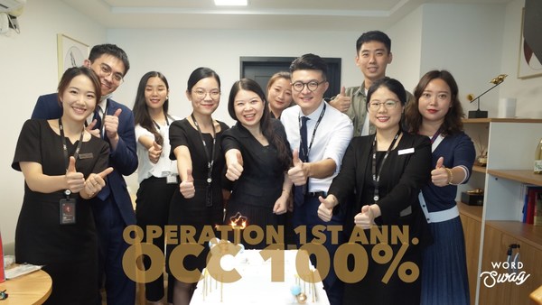 空间运营团队与招商团队共庆运营一周年