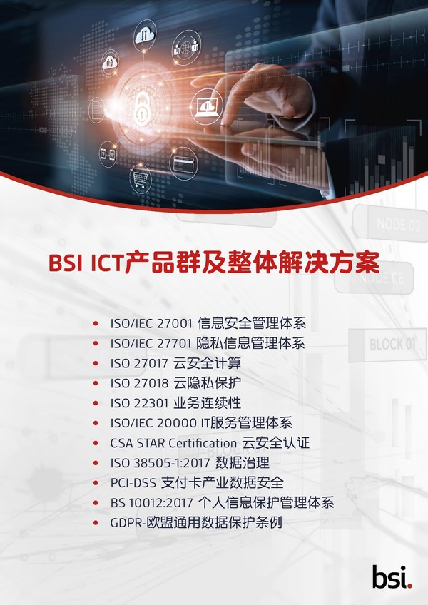 图片备注：BSI ICT产品群及整体解决方案