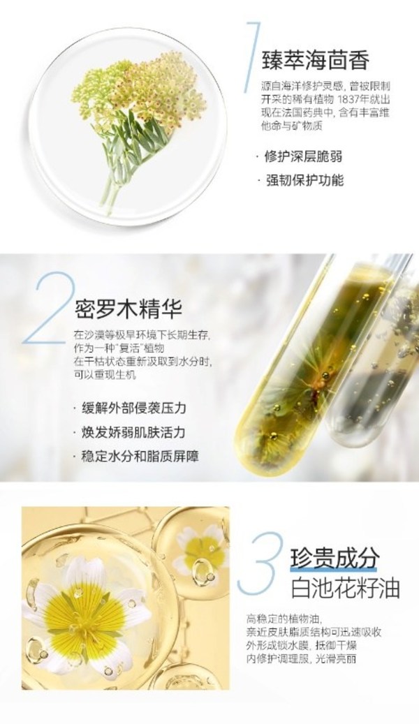 图4：米蓓尔玻尿酸高保湿乳液面膜添加三重植物臻萃
