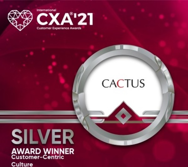 “最佳客户至上文化”银奖