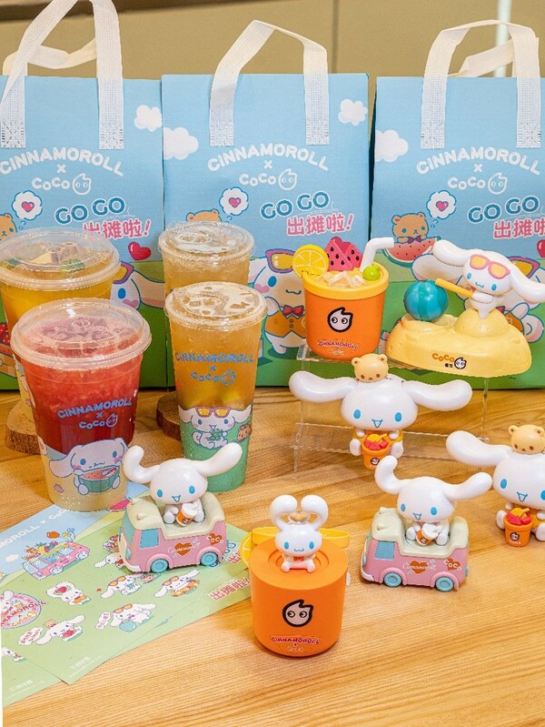 联名产品、杯子、手提袋、贴纸、玩具